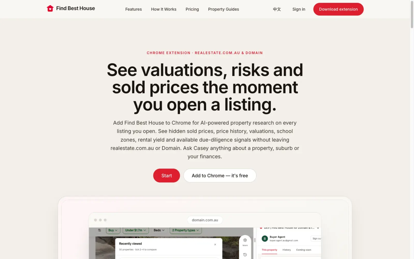 FindBestHouse homepage